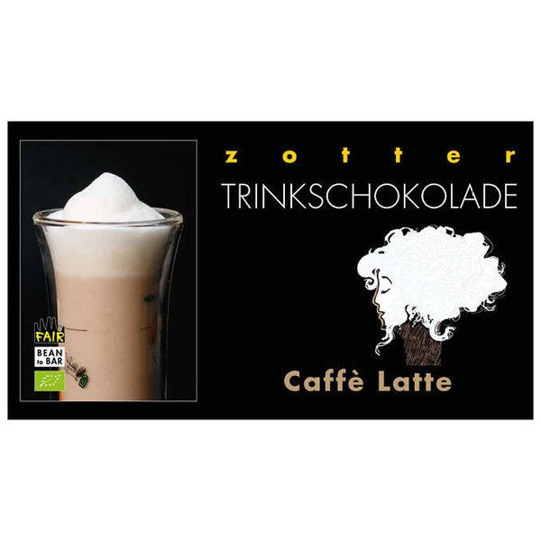 Zotter "Trinkschokolade - Caffé Latte" BIO / 110g (5 x 22g)